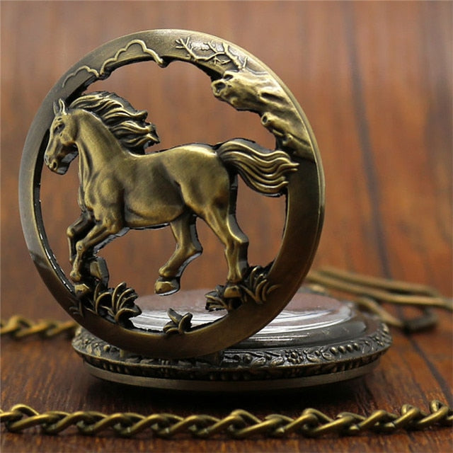 Vintage Bronze Pocket Watch