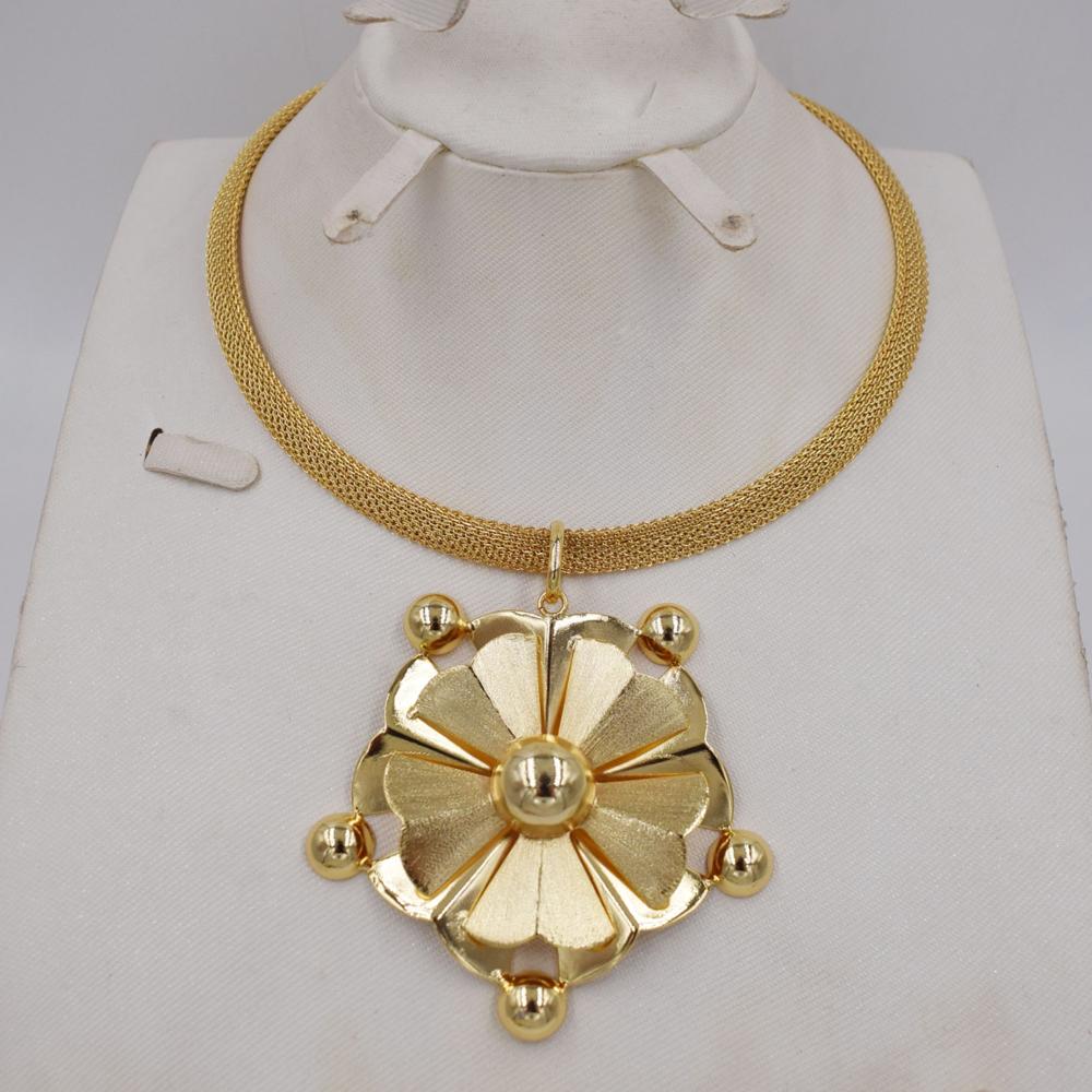 High Quality Dubai 3color Gold color Jewelry Set