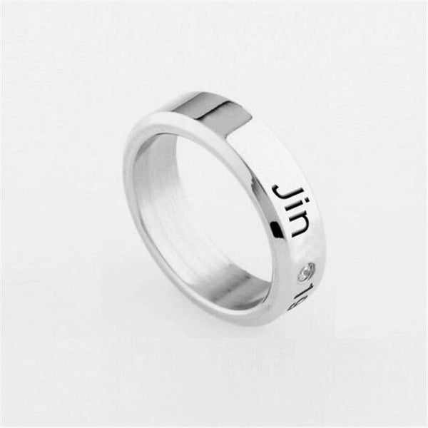 Anillo de aleación de ondas para hombres y mujeres, joyería de moda.
