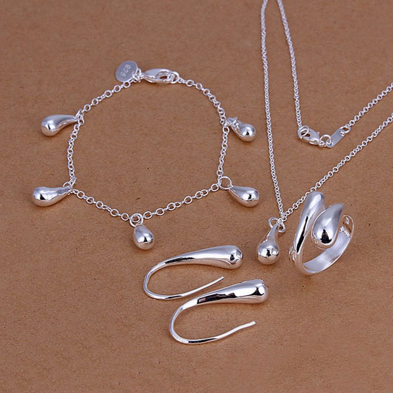 N925-sterling Silver color fashion jewelry set