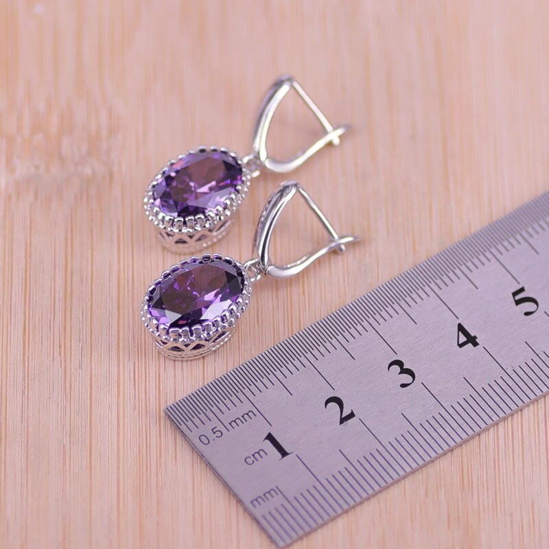 Earring Ring Zircon Crystal Costume Jewelry Sets