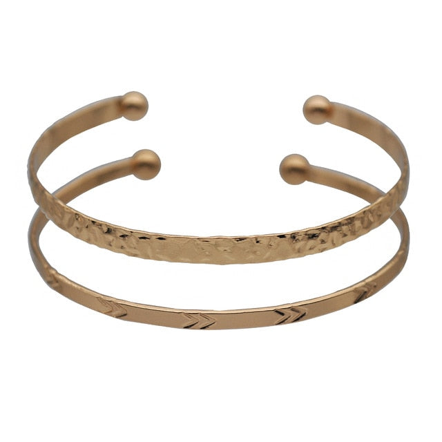 Adjustable Bracelet Bangle for Women Metal Cuff  Bracelet