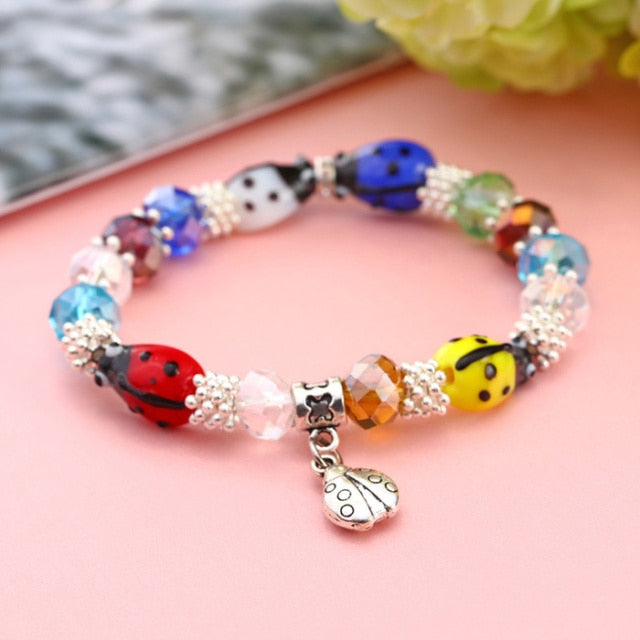 Crystal Butterful Bracelet & Bangle Elastic Heart Bracelets