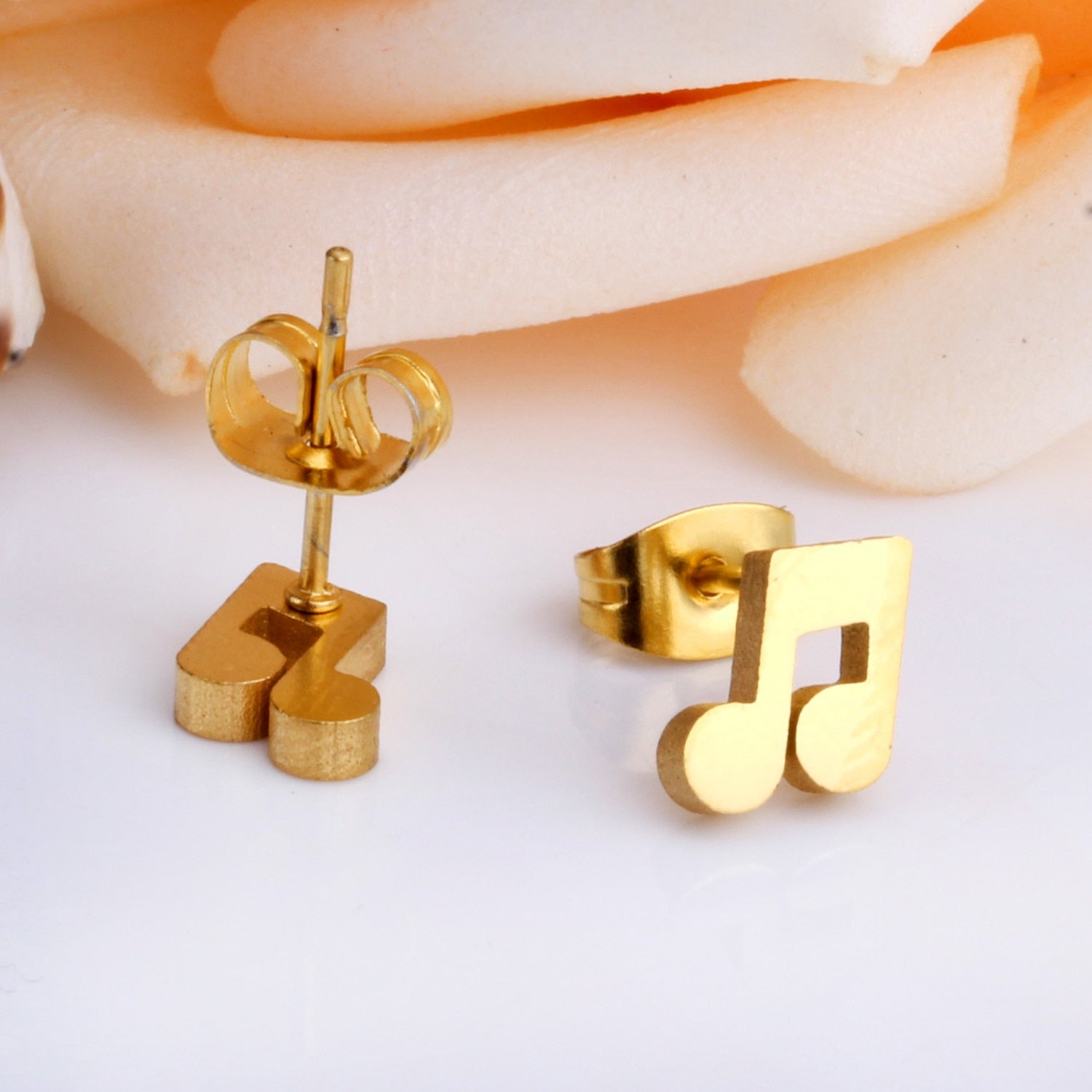 Girl Earrings Star/Love Letter/Stainless Steel Stud Earring