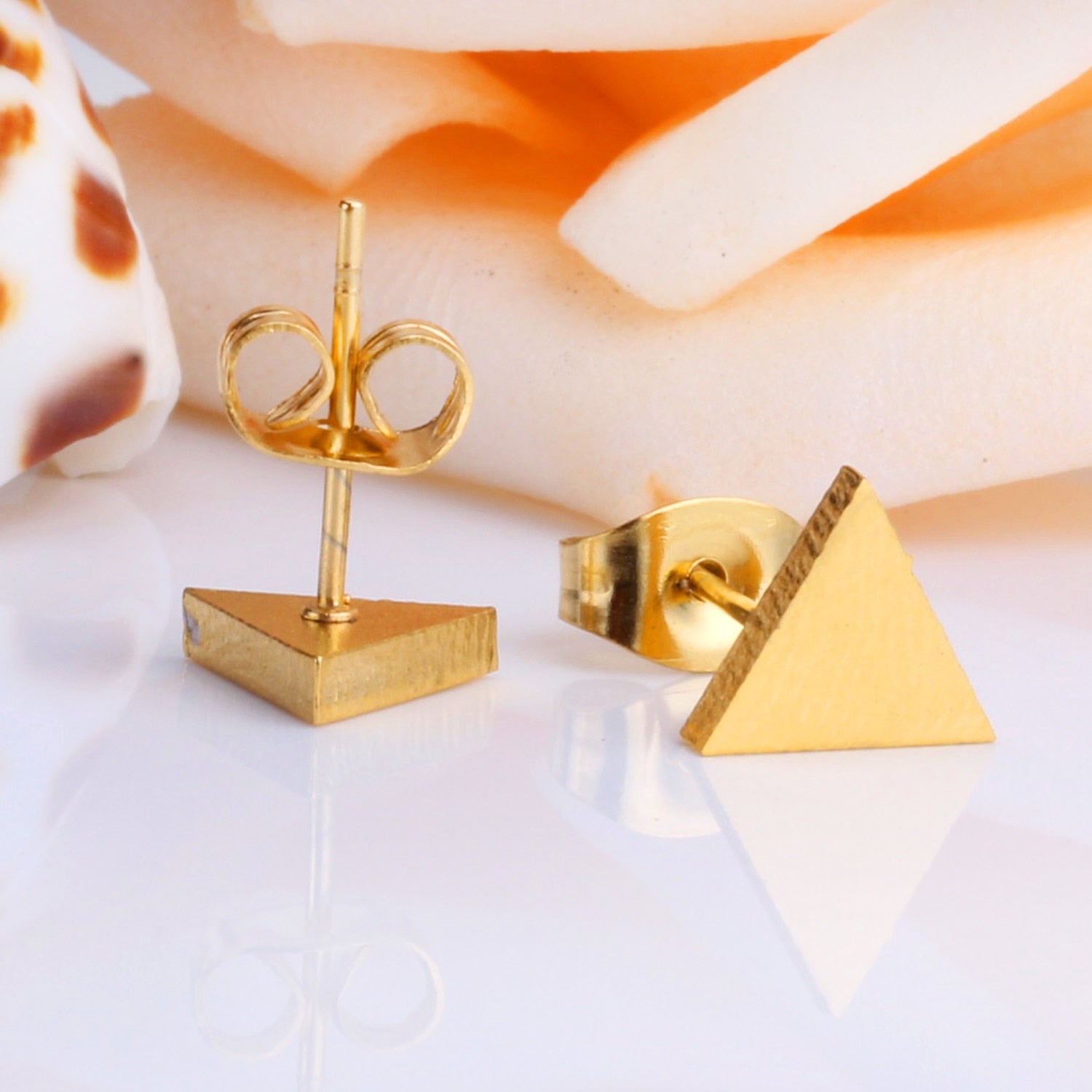 Girl Earrings Star/Love Letter/Stainless Steel Stud Earring