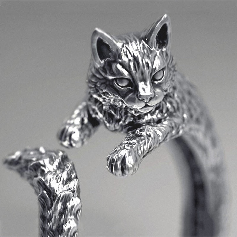 Charming Cute Cat  Ring Women