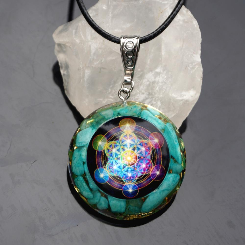 Amazonite   EMF Protection Necklace