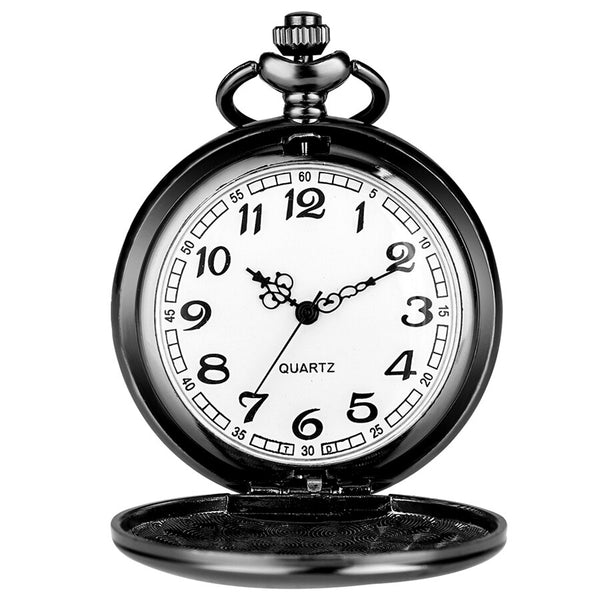 Reloj de bolsillo de cuarzo con patrón 007