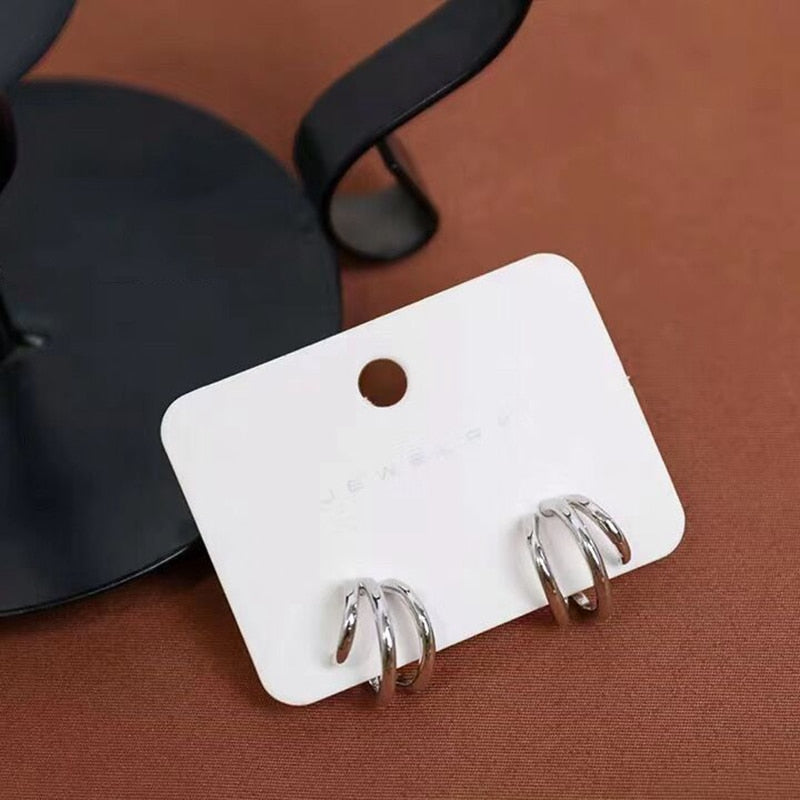 Trendy Metal Hoop Earring