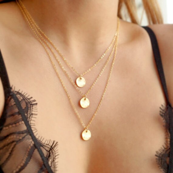 Dove Water Droplets Clavicle Chain Necklaces