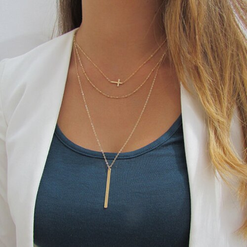 Dove Water Droplets Clavicle Chain Necklaces