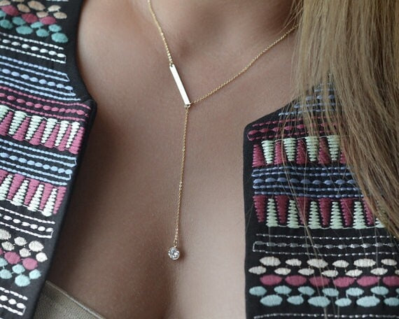Dove Water Droplets Clavicle Chain Necklaces