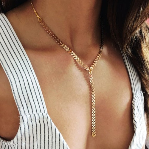 Dove Water Droplets Clavicle Chain Necklaces