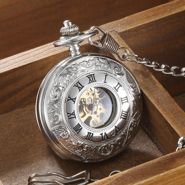 Vintage 2 Sides Open Case Mechanical Men's Watch