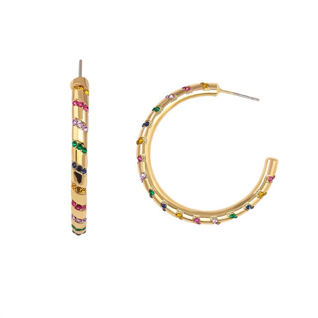 India Tribal Round Earrings