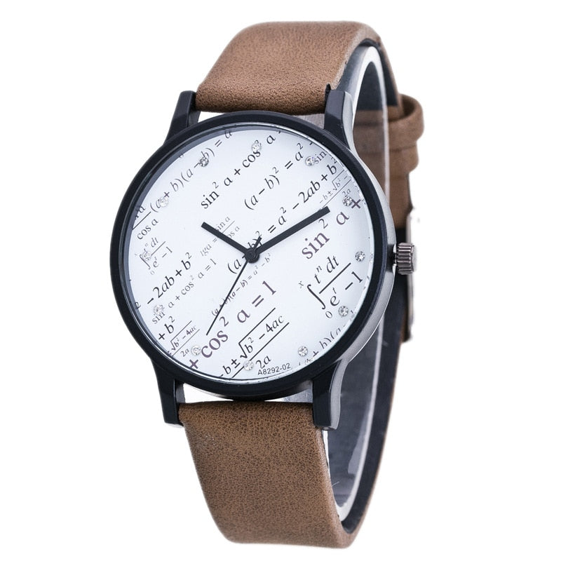 Mathematical Men Watch Geometry Elements Student Watch
