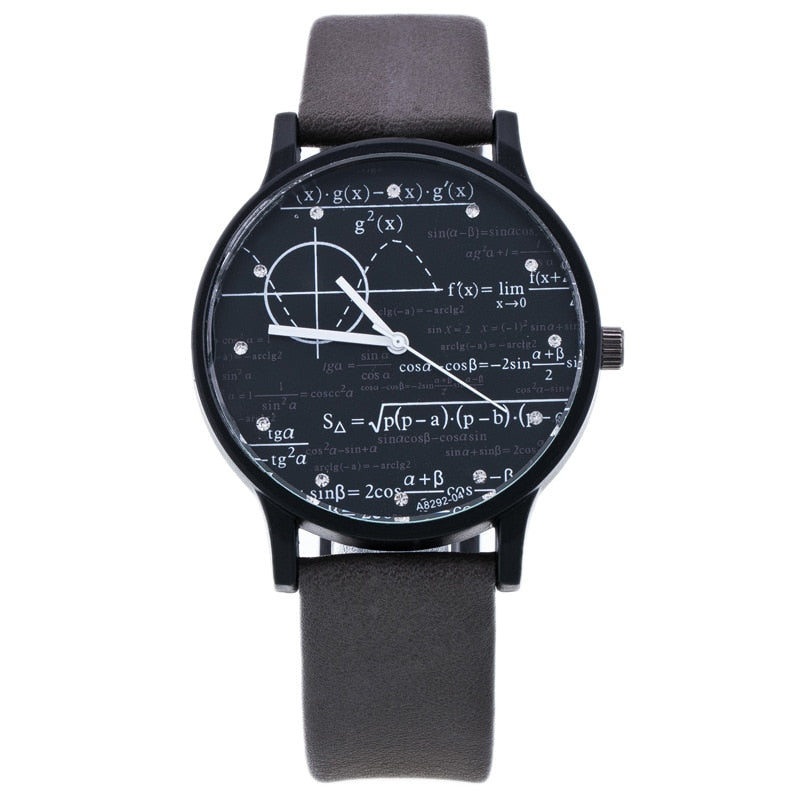 Mathematical Men Watch Geometry Elements Student Watch