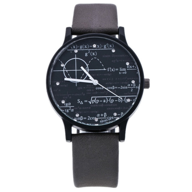 Mathematical Men Watch Geometry Elements Student Watch