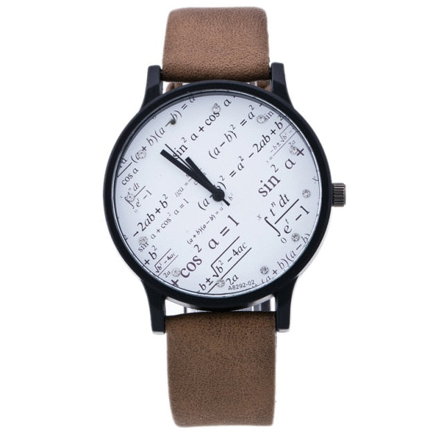 Mathematical Men Watch Geometry Elements Student Watch
