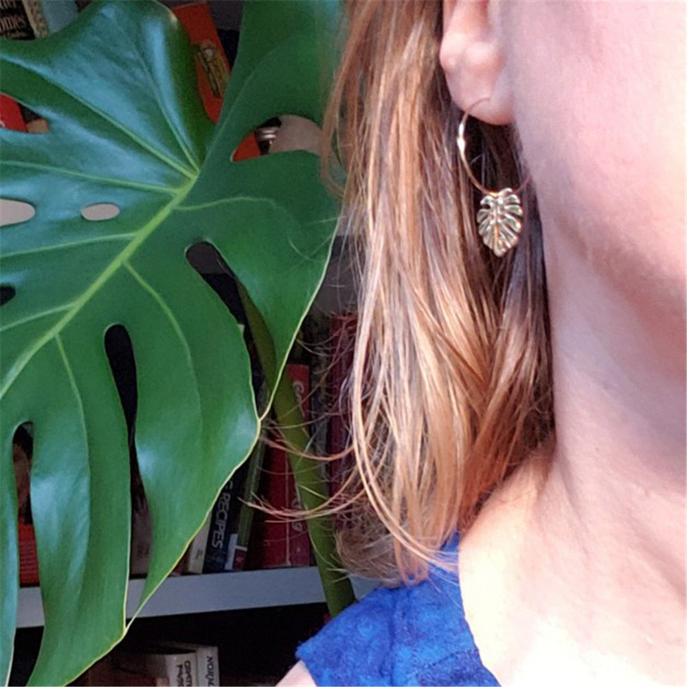 Vintage Leaf Earrings for Women