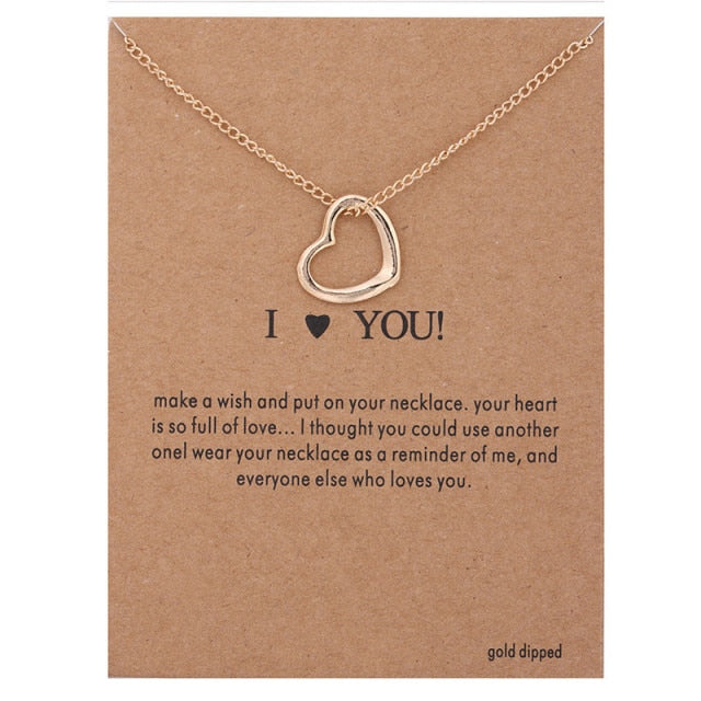Clover Unicorn Luck Pendant Necklaces