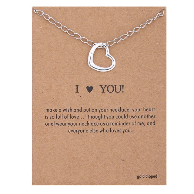 Clover Unicorn Luck Pendant Necklaces
