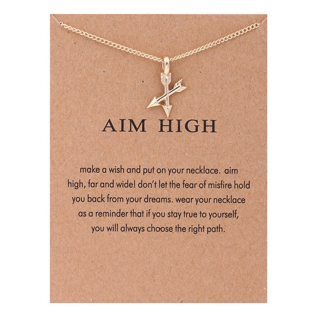 Clover Unicorn Luck Pendant Necklaces