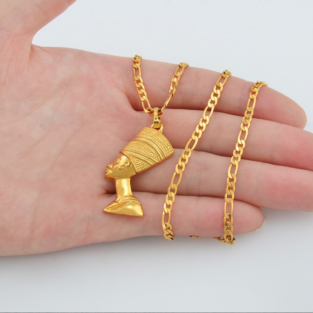 Egyptian Queen Nefertiti Pendant Necklaces