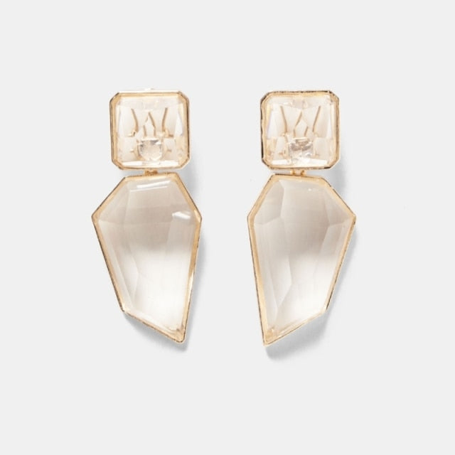 New ZA Crystal Drop Earrinigs For Women