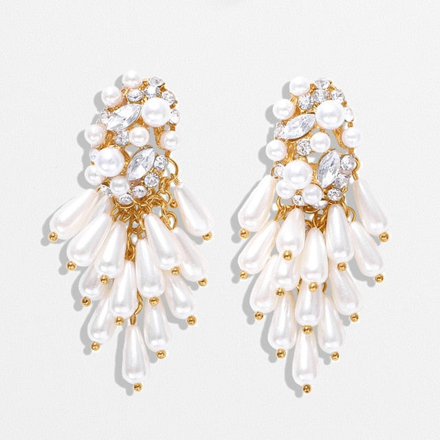 New ZA Crystal Drop Earrinigs For Women