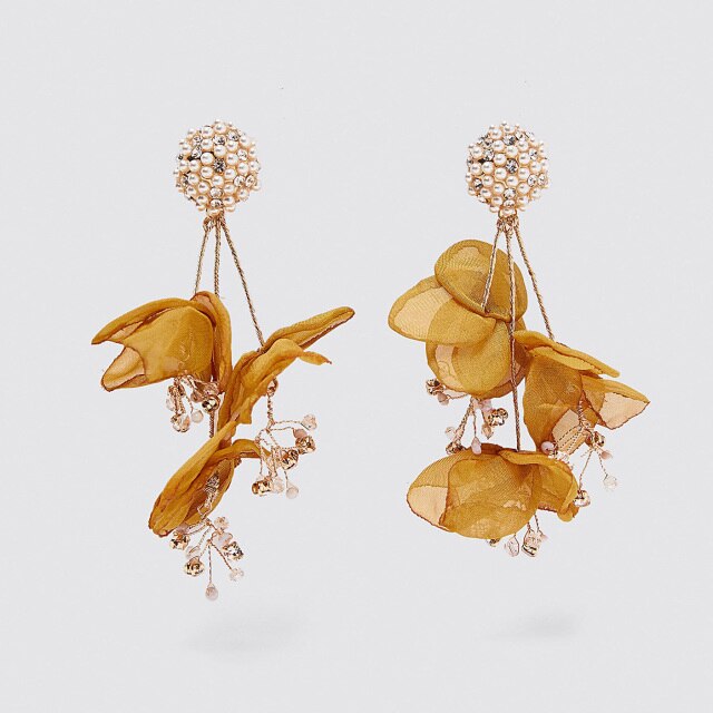 New ZA Crystal Drop Earrinigs For Women