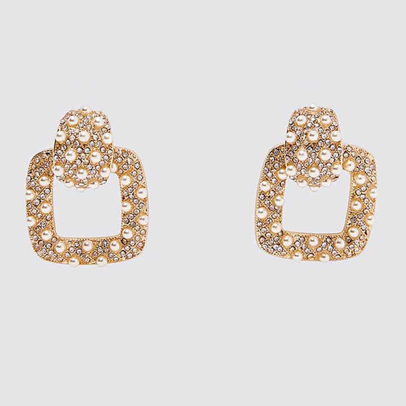 New ZA Crystal Drop Earrinigs For Women