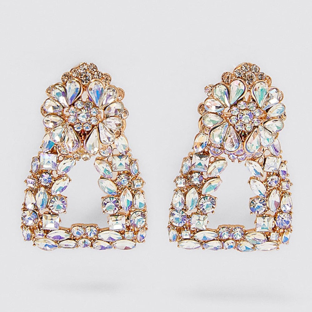 New ZA Crystal Drop Earrinigs For Women