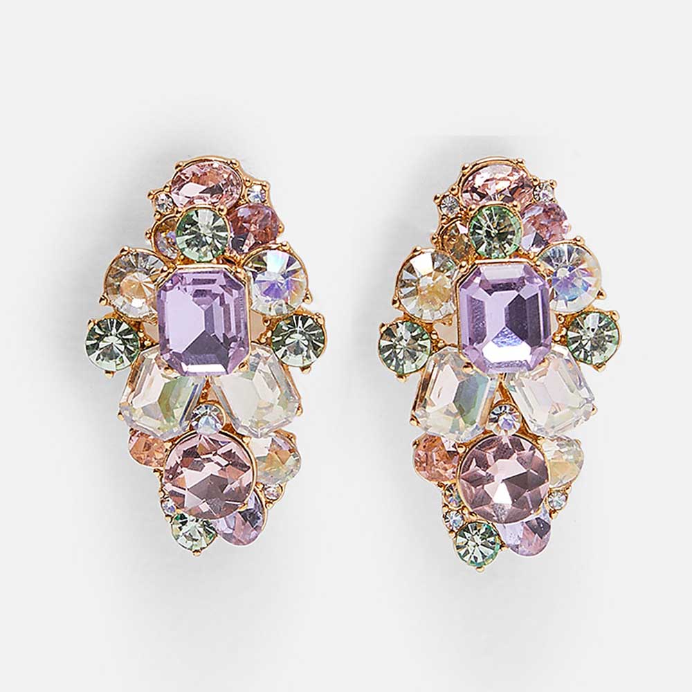 New ZA Crystal Drop Earrinigs For Women