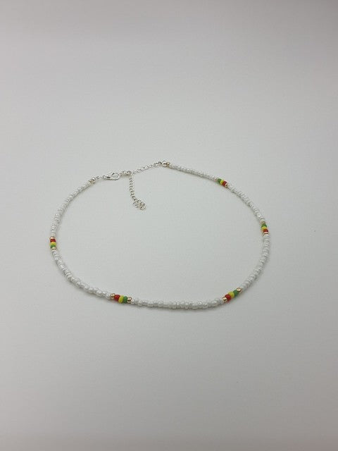 Simple Pearl Seed Beads Strand Necklace