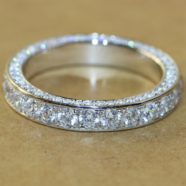 Simple Women Wedding Party Finger Rings Proposal Ring