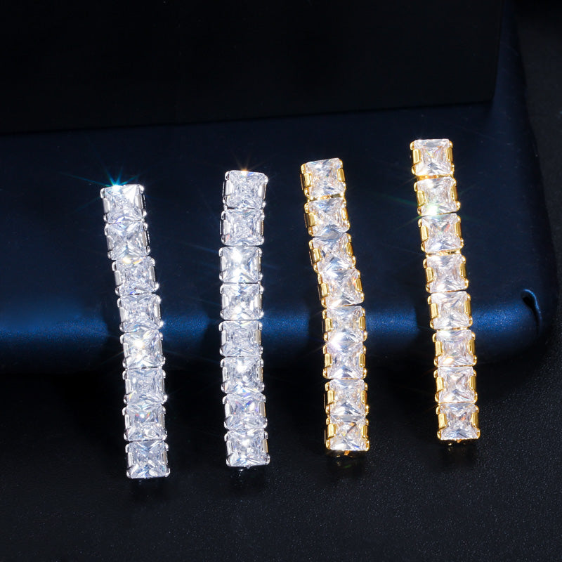 Zircons Very Shiny Cubic Zirconia Pave  Jewelry Set