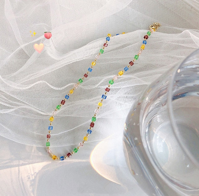 Sweet Cute Color Acrylic Butterfly Flower Pendant