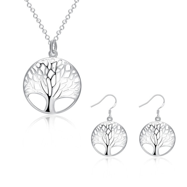 fashion cute Pretty Necklace Earring women party set
