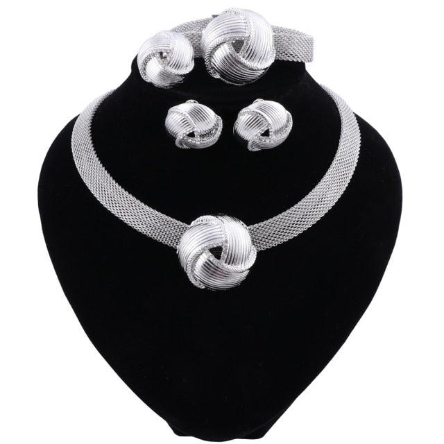African Women Necklace  Earrings Bracelet  Jewellery Sets