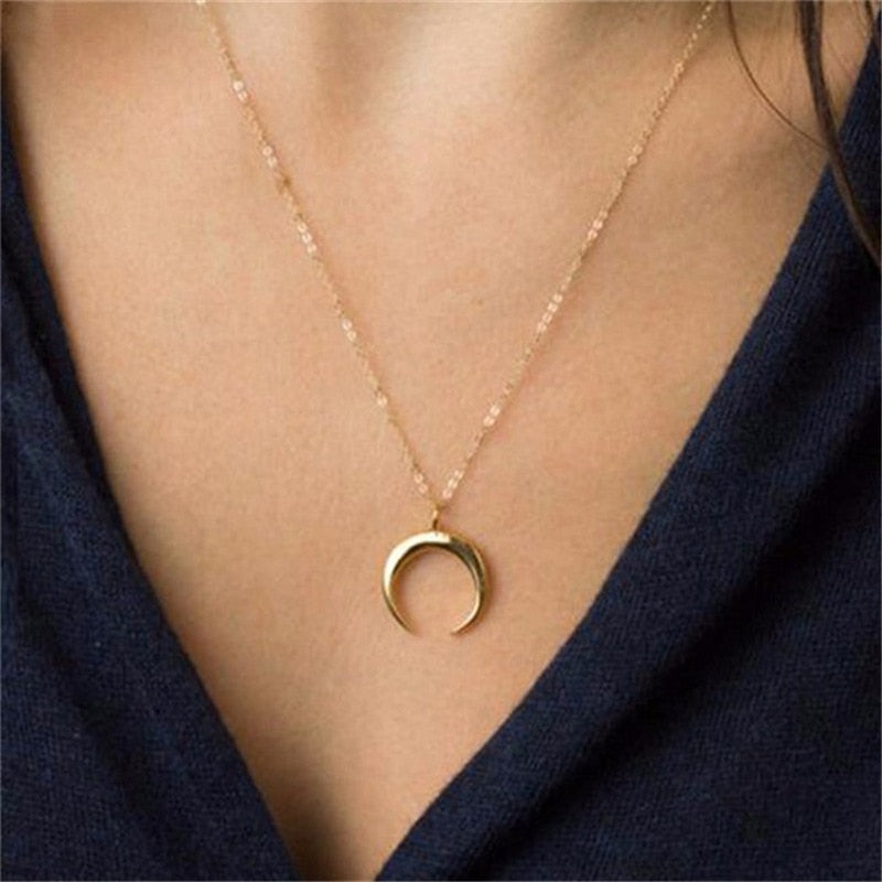 Fashion Personality Moon Women Necklace