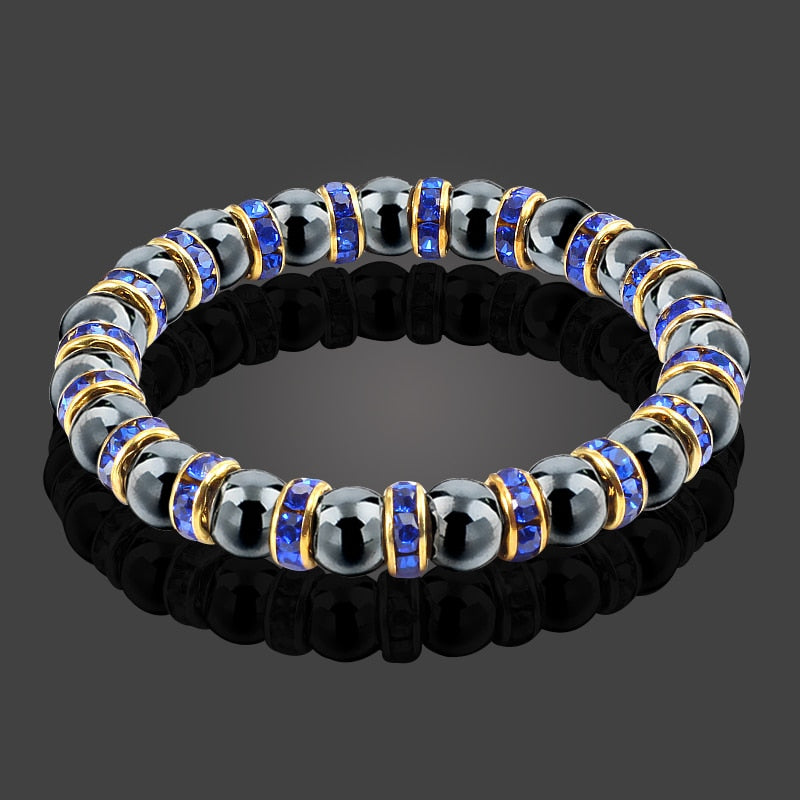 Natural Hematite Beads Bracelets Men