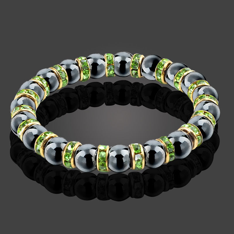Natural Hematite Beads Bracelets Men