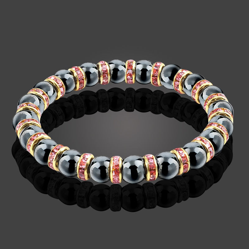 Natural Hematite Beads Bracelets Men