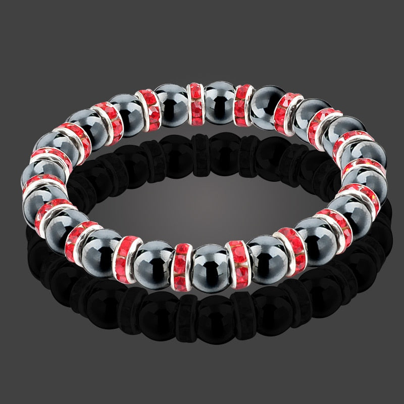 Natural Hematite Beads Bracelets Men