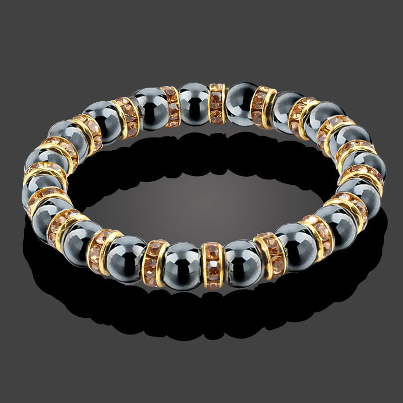 Natural Hematite Beads Bracelets Men