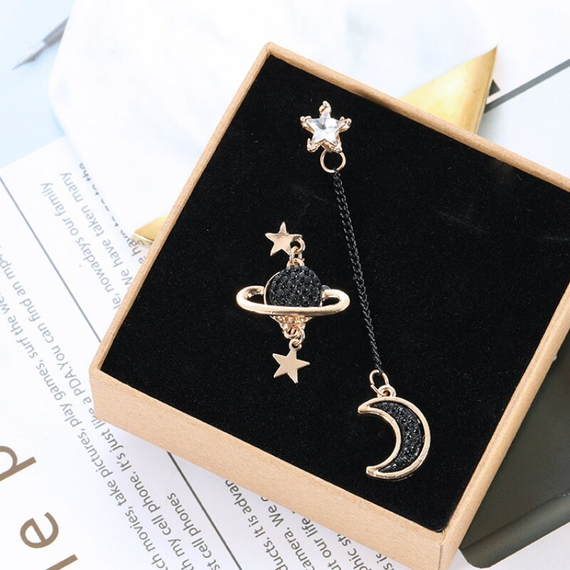 New Korean Jewelry Star Moon Long Earings For Women