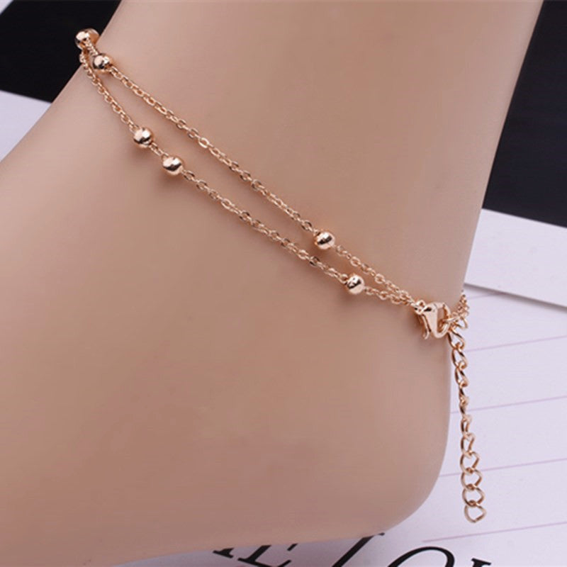 Metal Beads Anklets Bracelet
