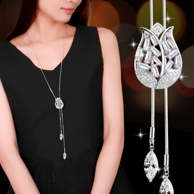 Crystal  Long Necklaces& Pendants for Women