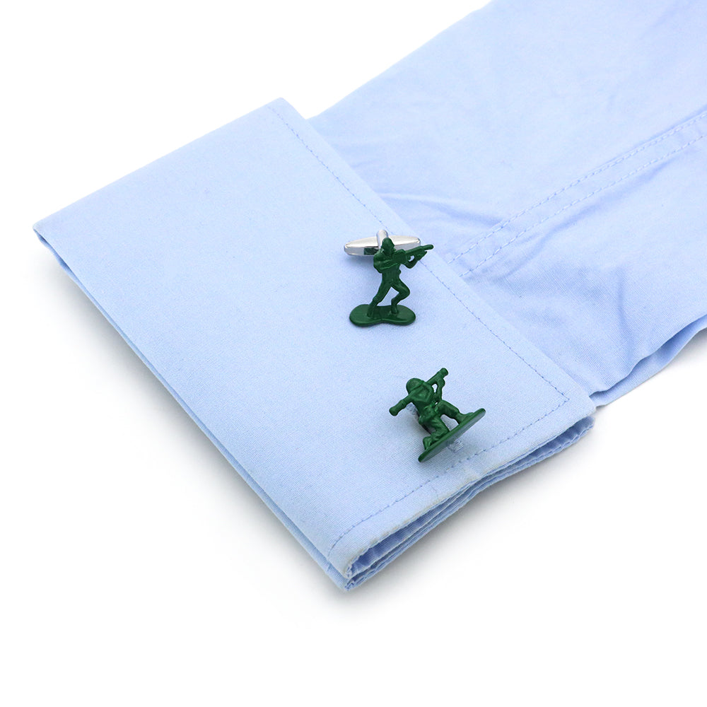 Contra Fighter Cuff Links